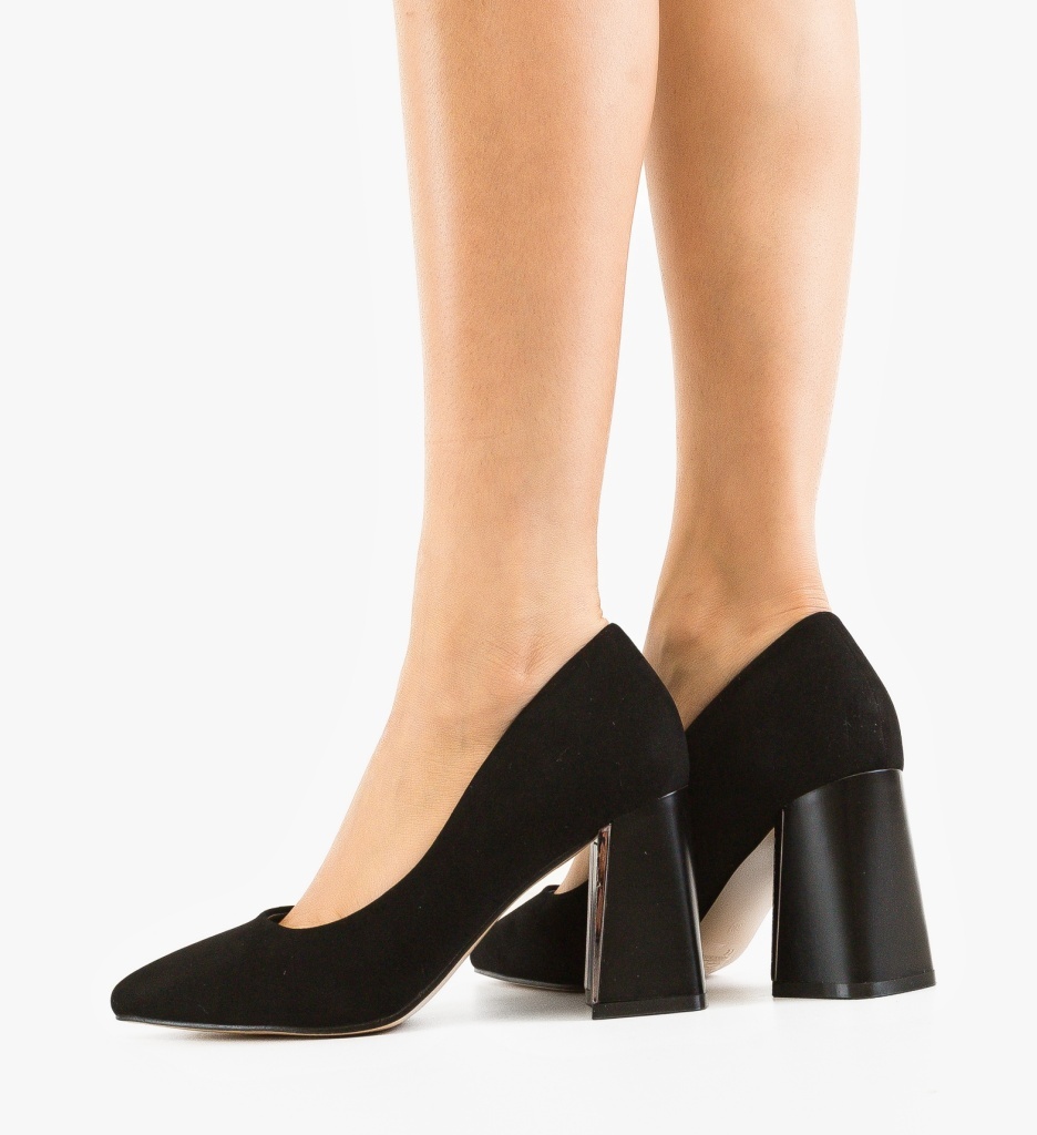 Pantofi cu toc Nimua Negri - Eleganță și Stil - imagine 5