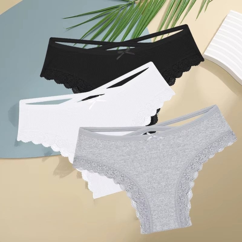 Set 3 Chiloți Dama Picadili Confort Bumbac