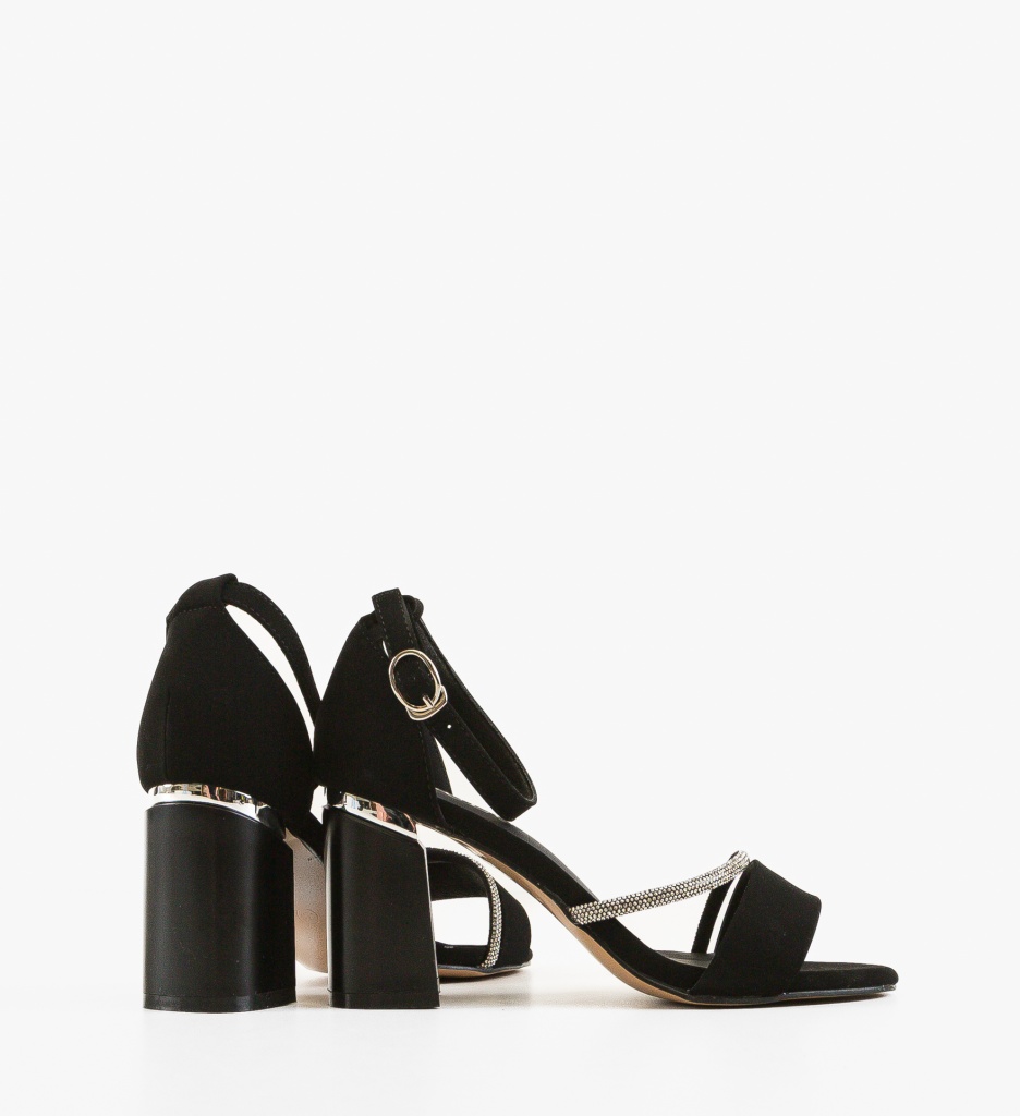 Sandale Toc Sanfor Negre - Eleganță și Stil - imagine 3