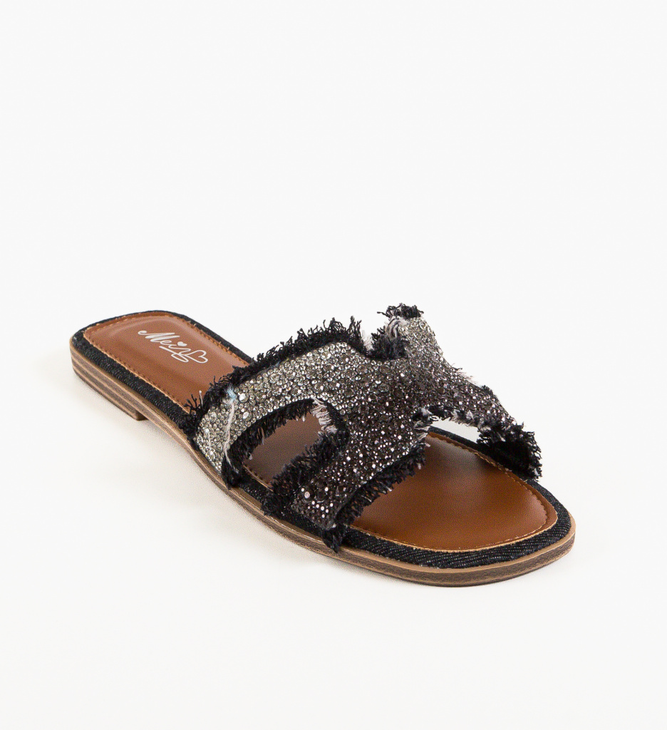Papuci Dama Payton Negri - Confort Premium - imagine 5