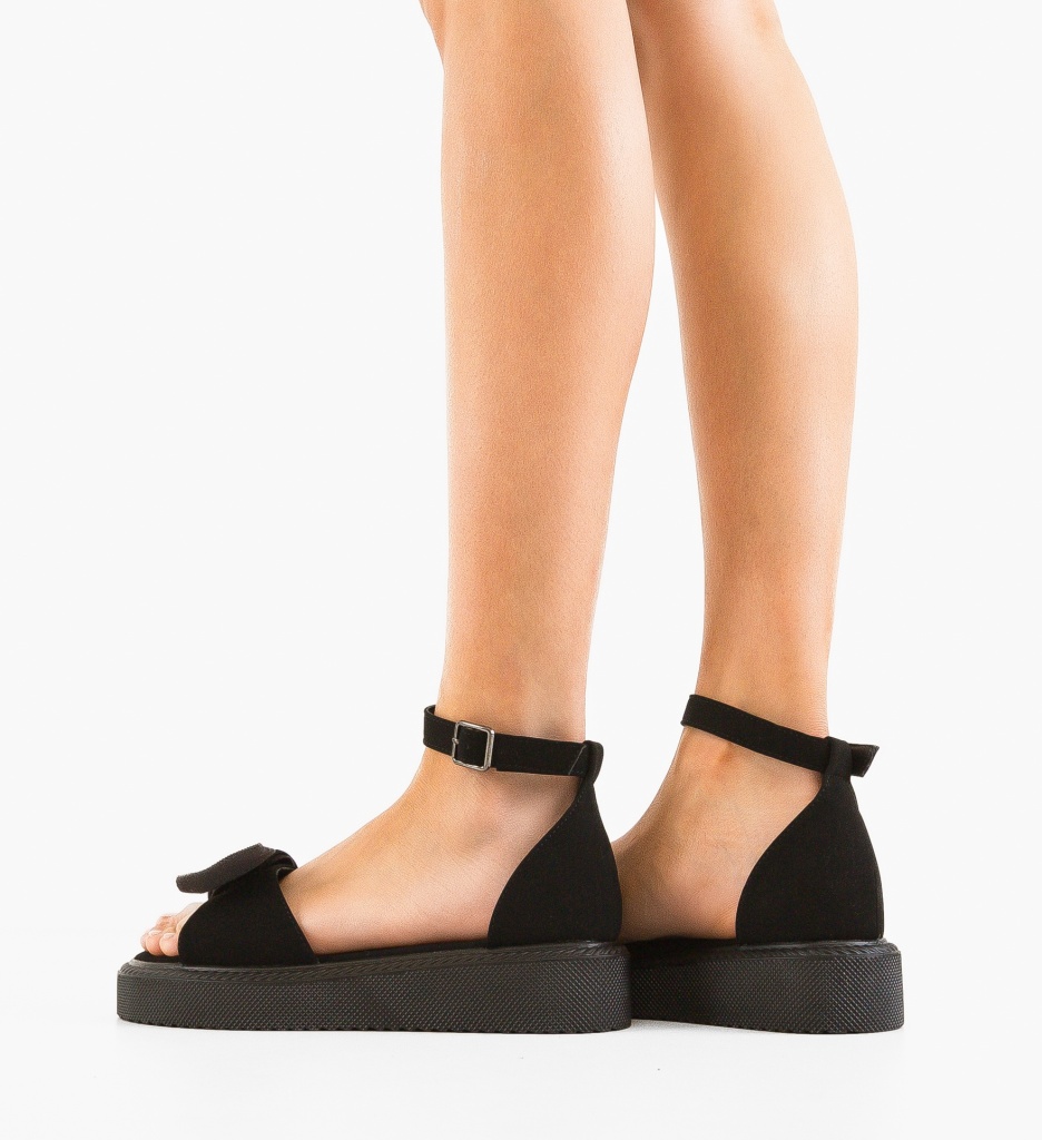 Sandale Dama Garyta Negre | Eleganță și Confort - imagine 2