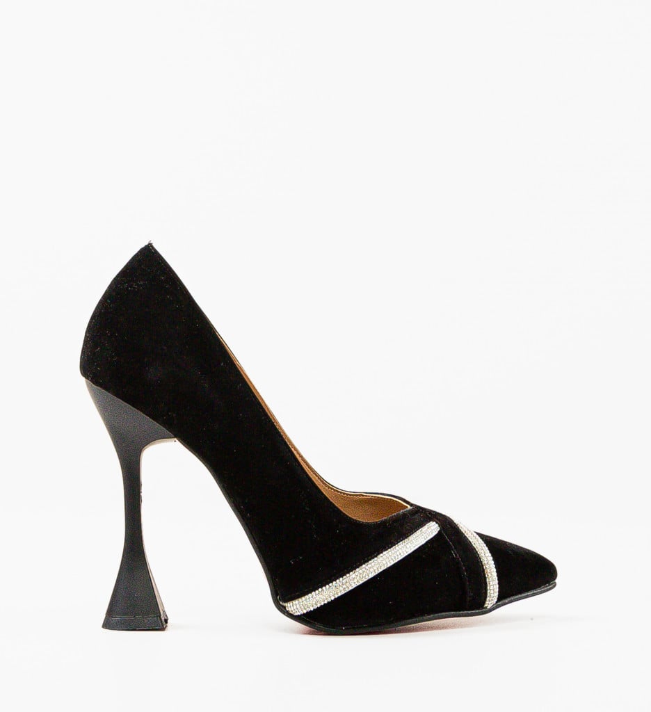 Pantofi Revuele Negri - Eleganță și Stil - imagine 4