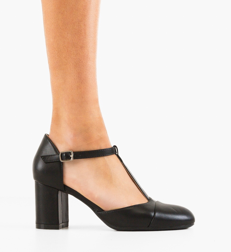 Pantofi Dama Ambe Negri | Toc Eleganți - imagine 6