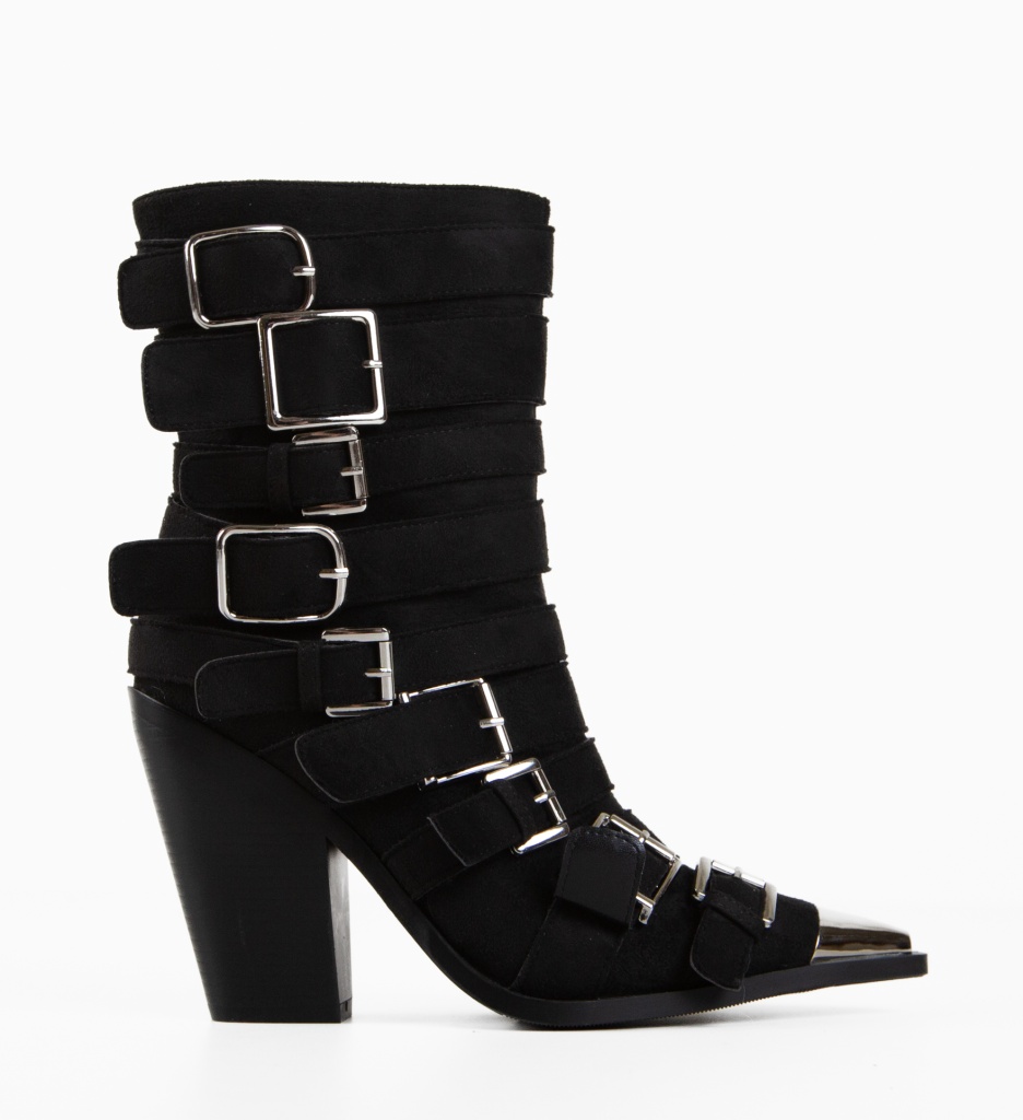 Botine Donia Negre - Eleganță și Stil - imagine 5