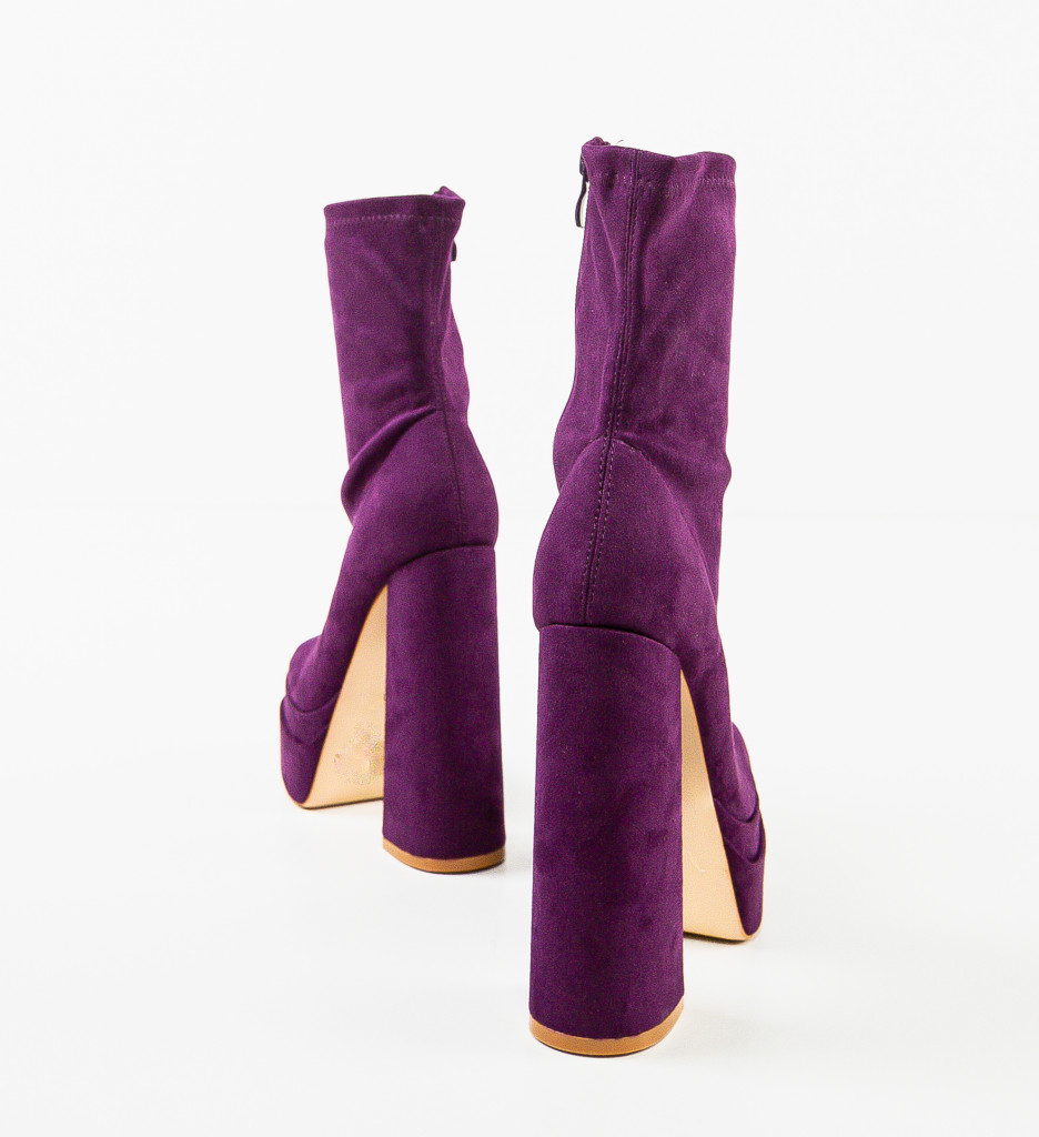 Botine Byron Mov - Eleganță și Confort - imagine 7