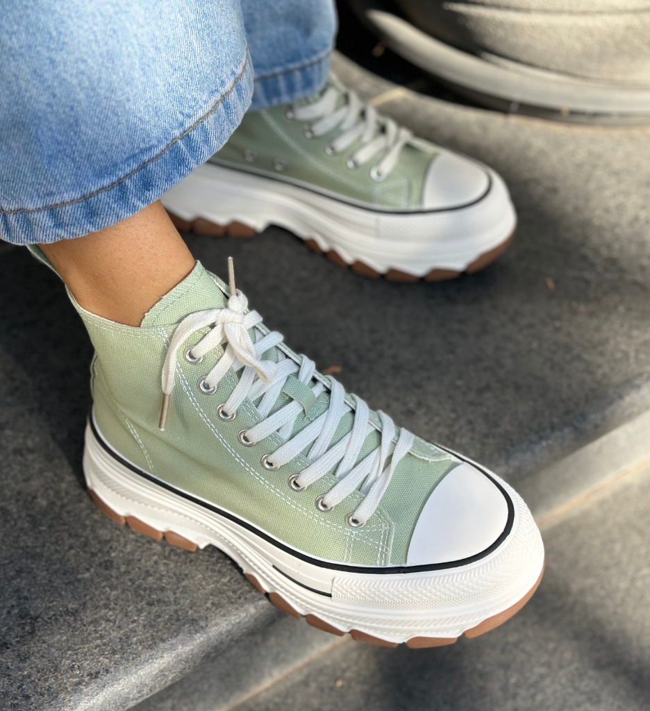 Sneakers Dama Puss Verzi - Confort și Stil - imagine 7