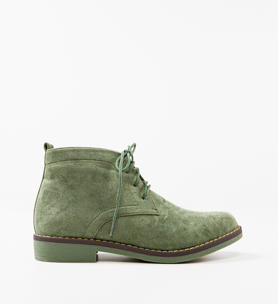 Ghete Dama Finton Verde - Stil și Confort - imagine 4