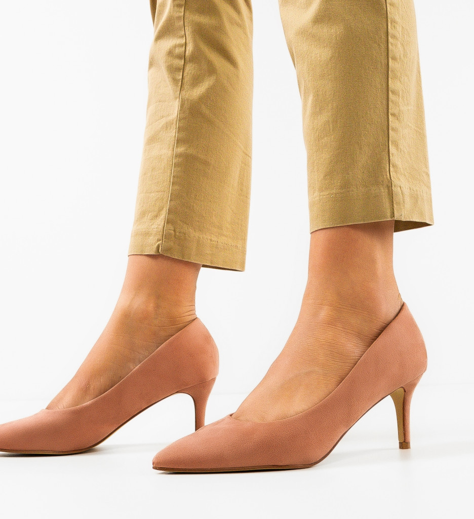 Pantofi Dama Nude cu Toc - Eleganță și Stil - imagine 3