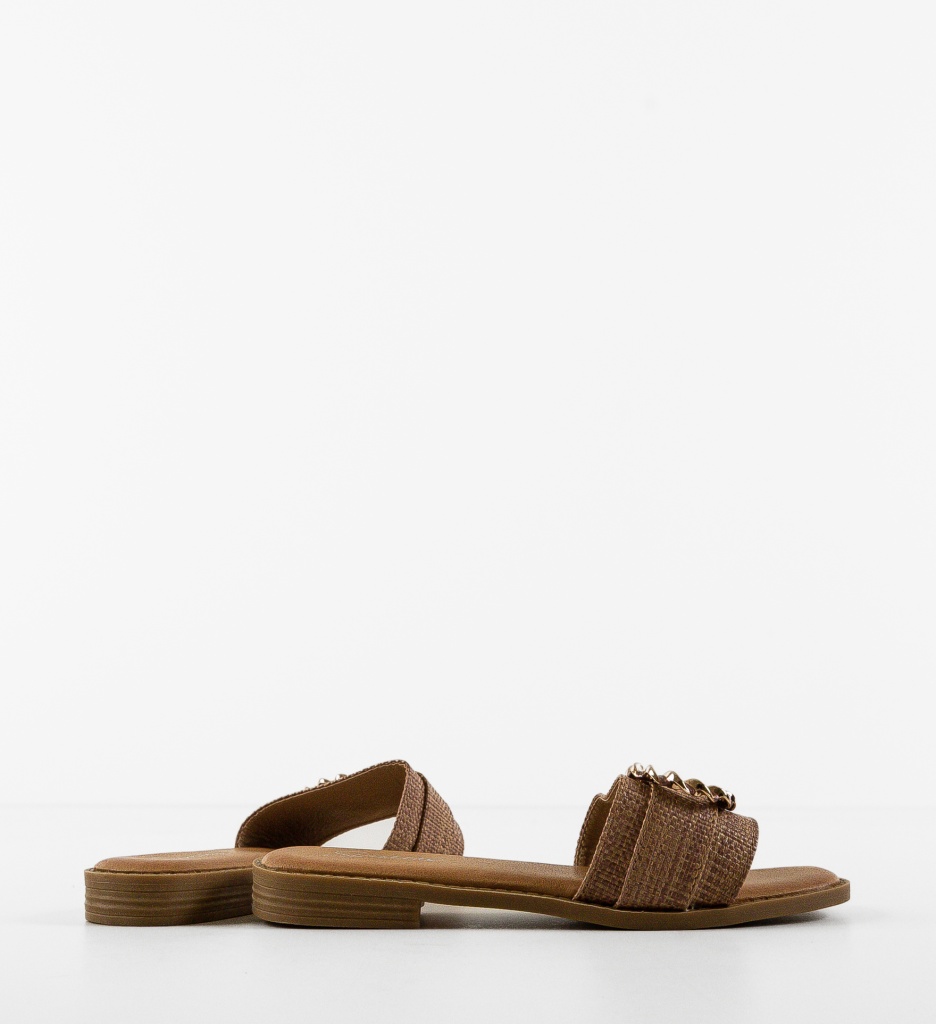 Papuci Sanjar Camel - Confort și Eleganță - imagine 6