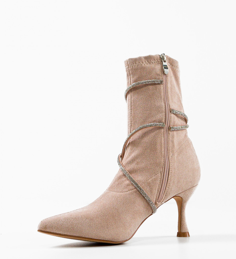 Botine Naomi Nude - Eleganță și Stil - imagine 7