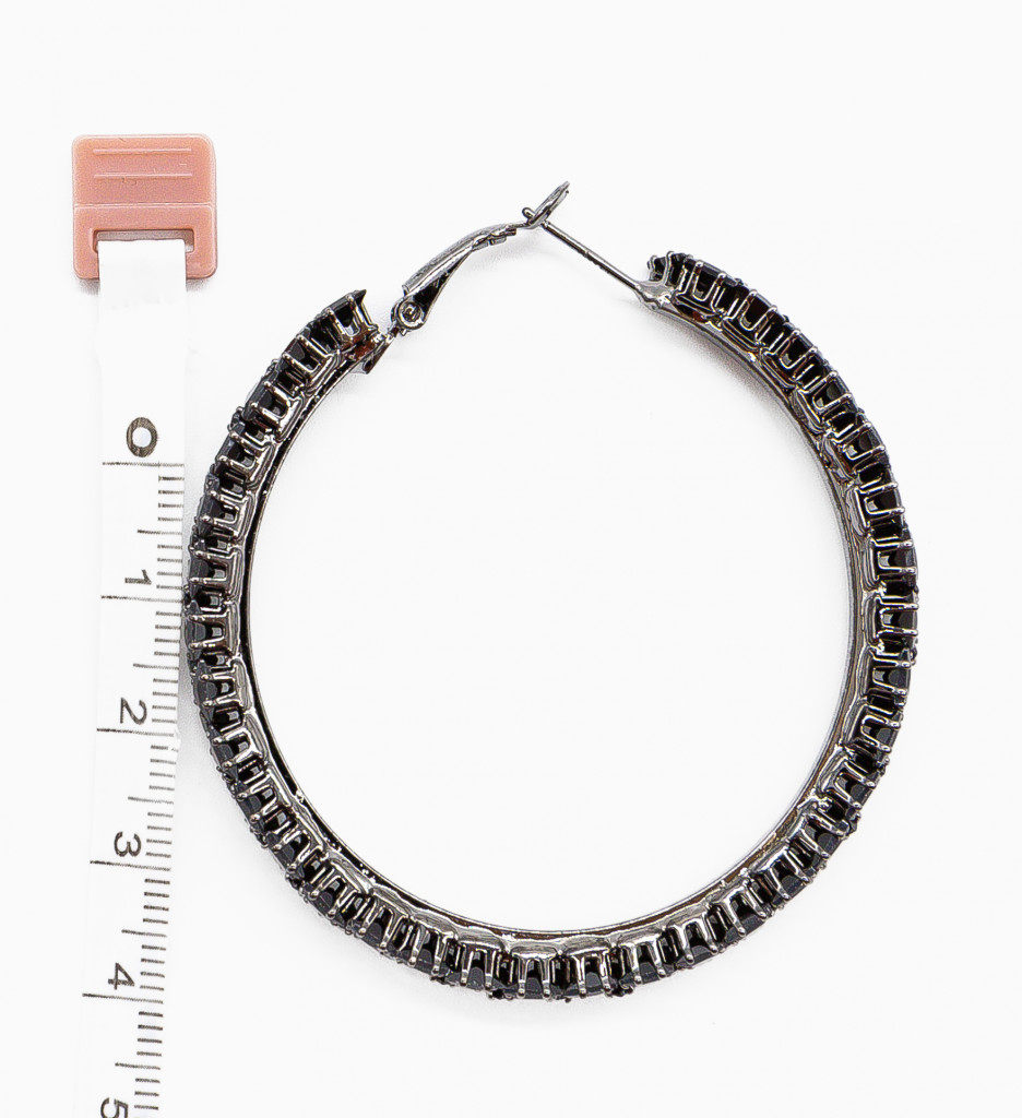 Cercei Violin Negri | Eleganță și Stil Rafinat - imagine 4