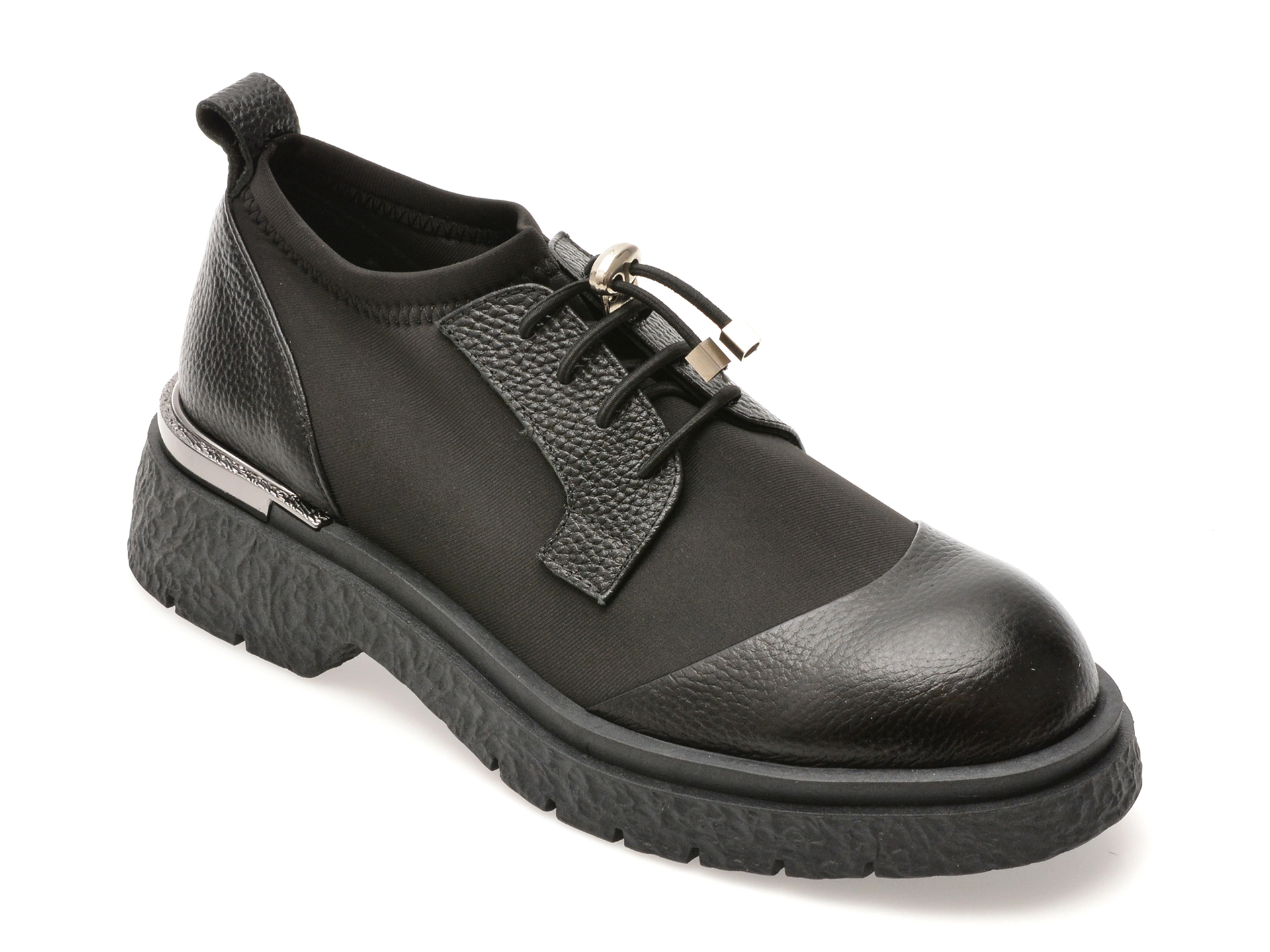 Pantofi Epica Negri Textil - Confort Casual