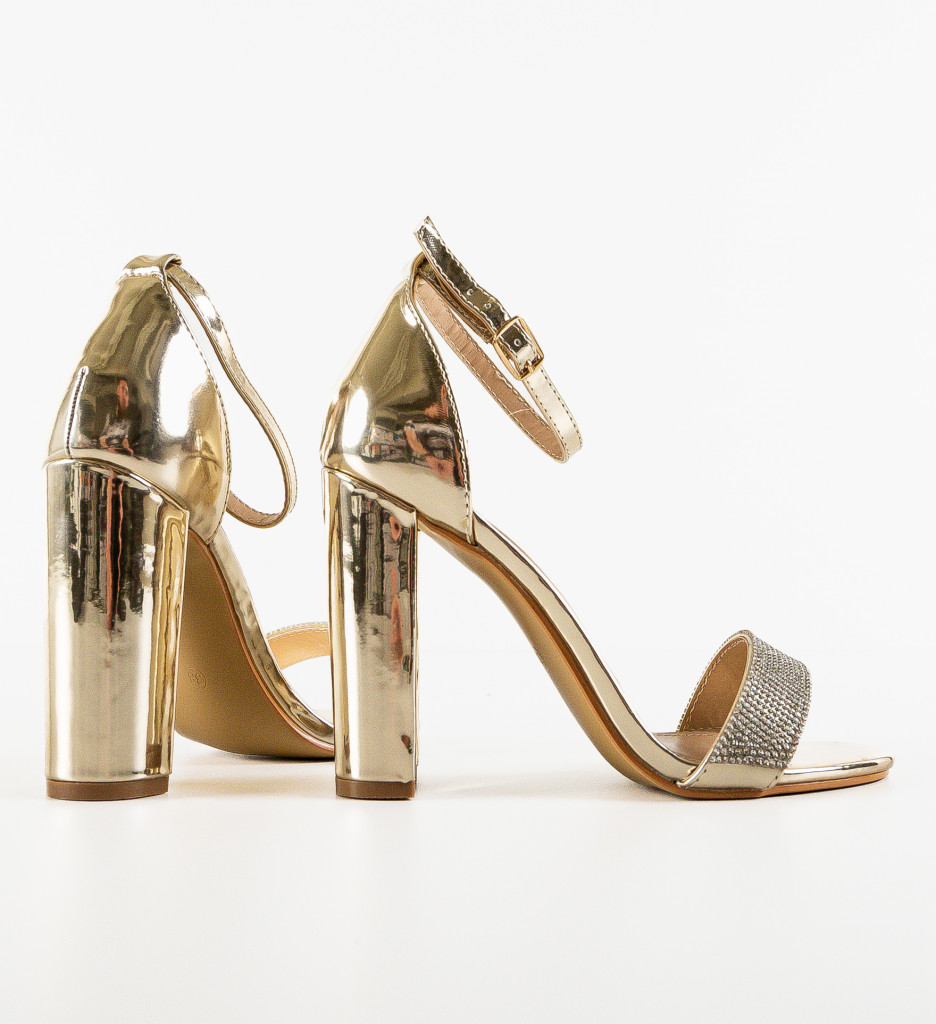 Sandale Peppe Aurii 2 | Look Elegant de Seară - imagine 6