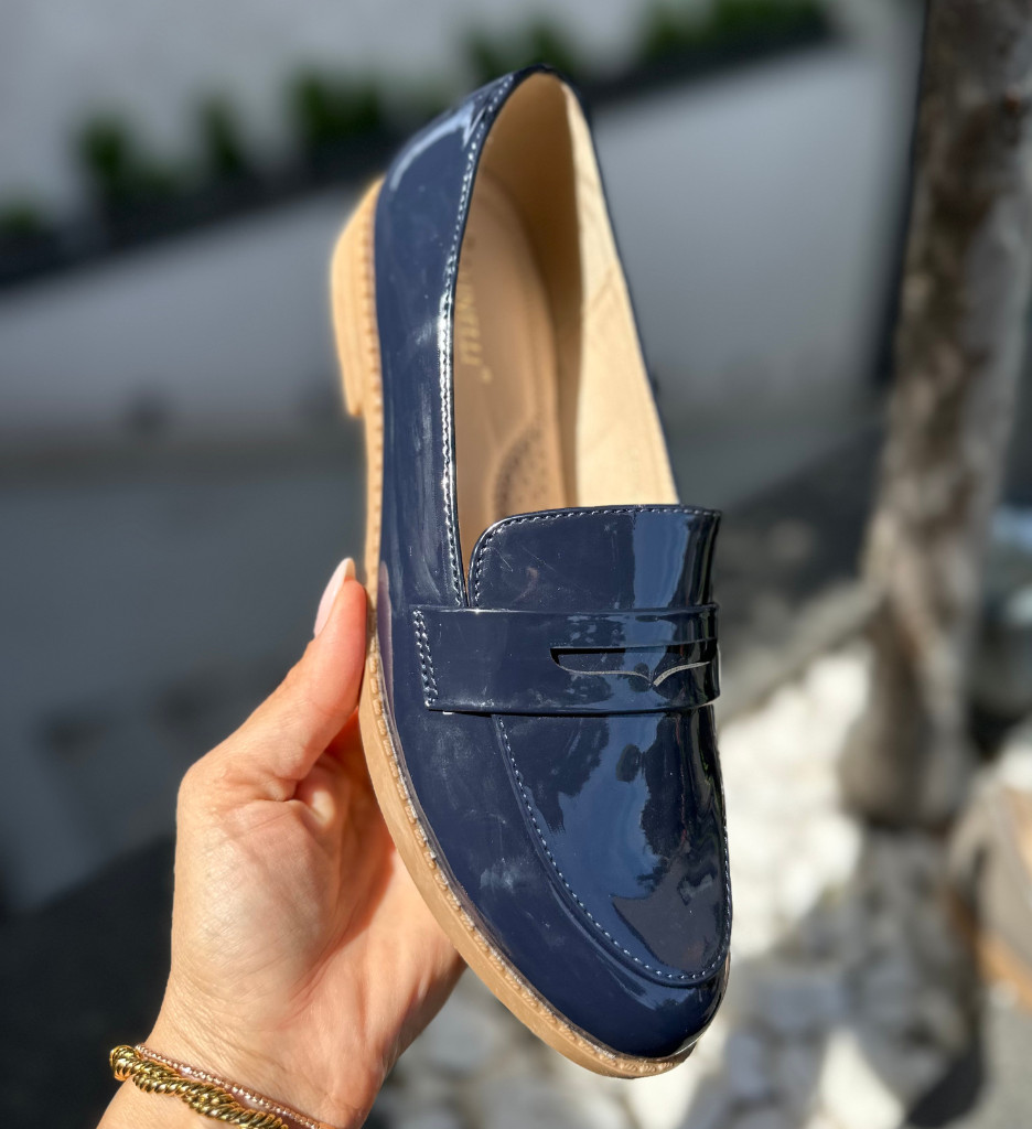 Pantofi Casual Chikere Bleumarin | Confort și Stil - imagine 3