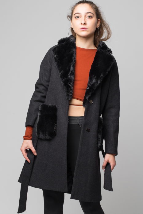 Palton Stofa Shopika | Eleganta si Cald