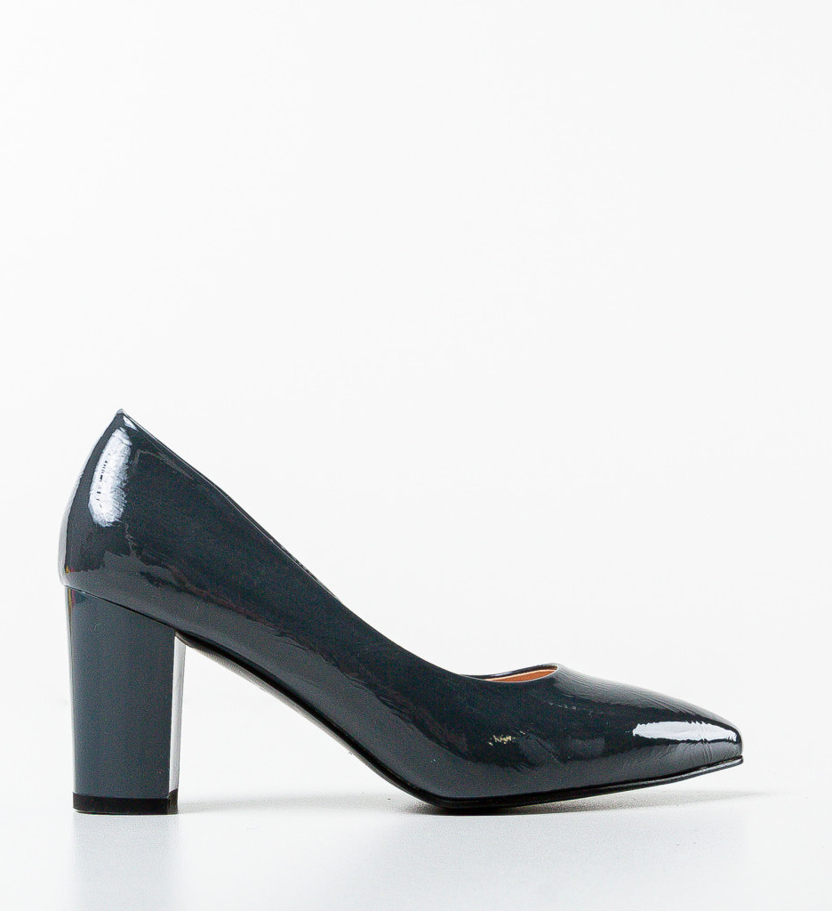 Pantofi Dama Stevenson Gri Eleganți - imagine 4