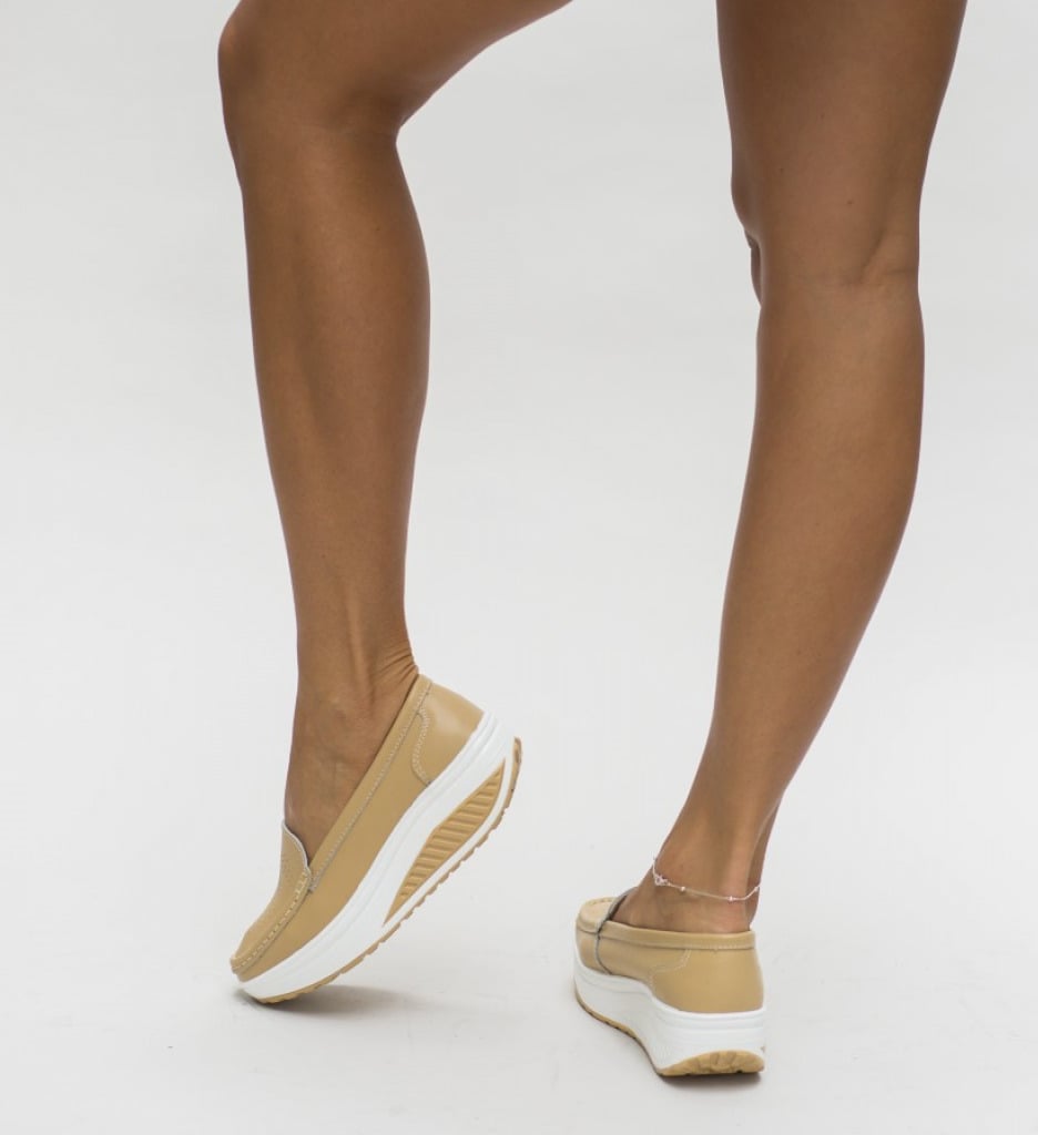 Pantofi Musta Bej | Confort și Eleganță Casual - imagine 4