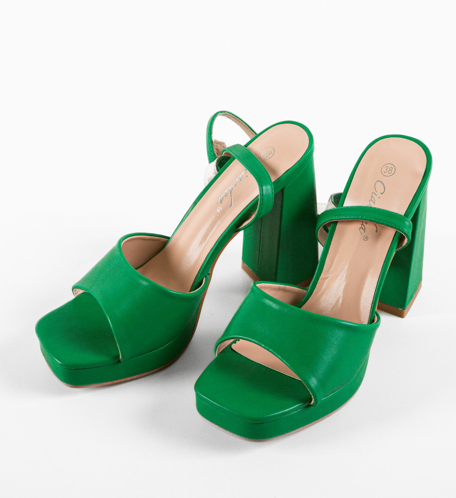Sandale cu toc Johnna Verzi | Eleganță și Stil - imagine 5
