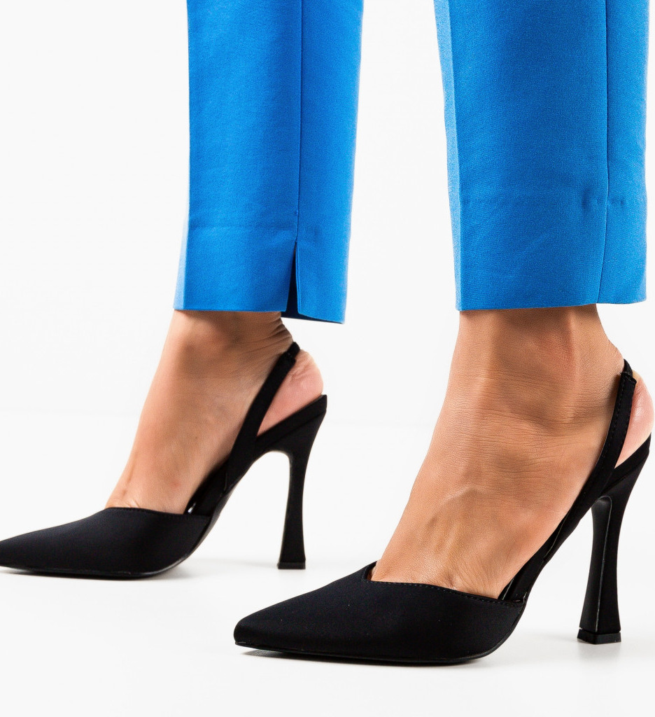 Pantofi cu toc Vanty Negri - Eleganță și Stil - imagine 2
