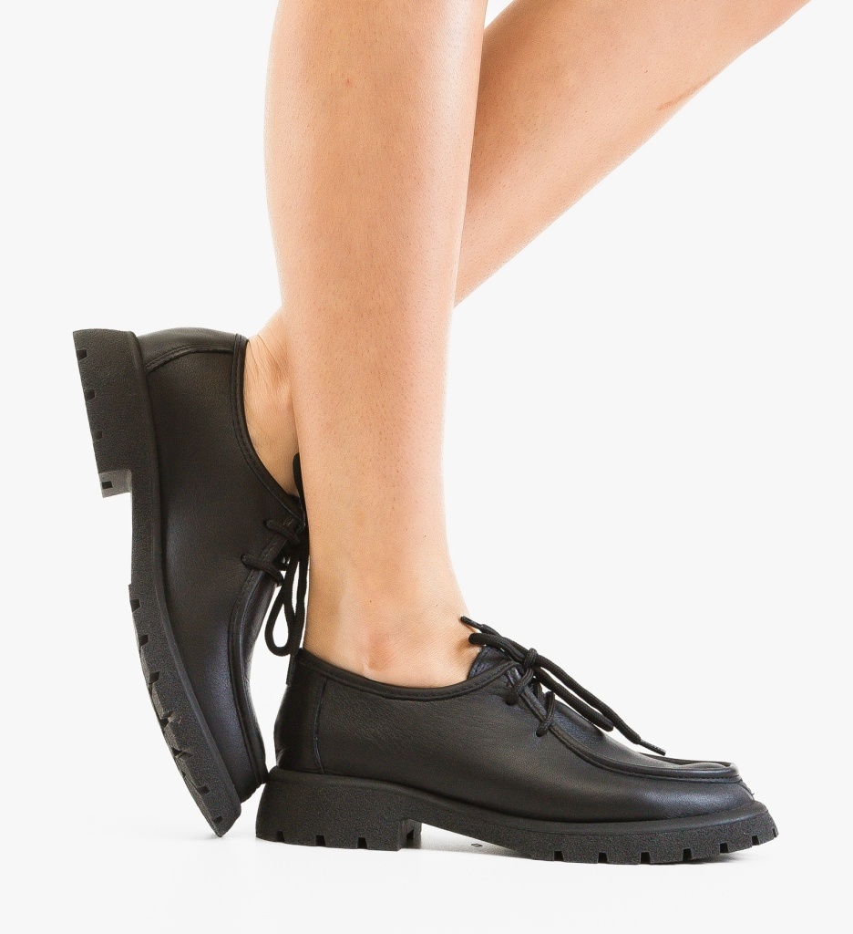 Pantofi Casual Dama Palome Negri - Confort și Stil - imagine 2