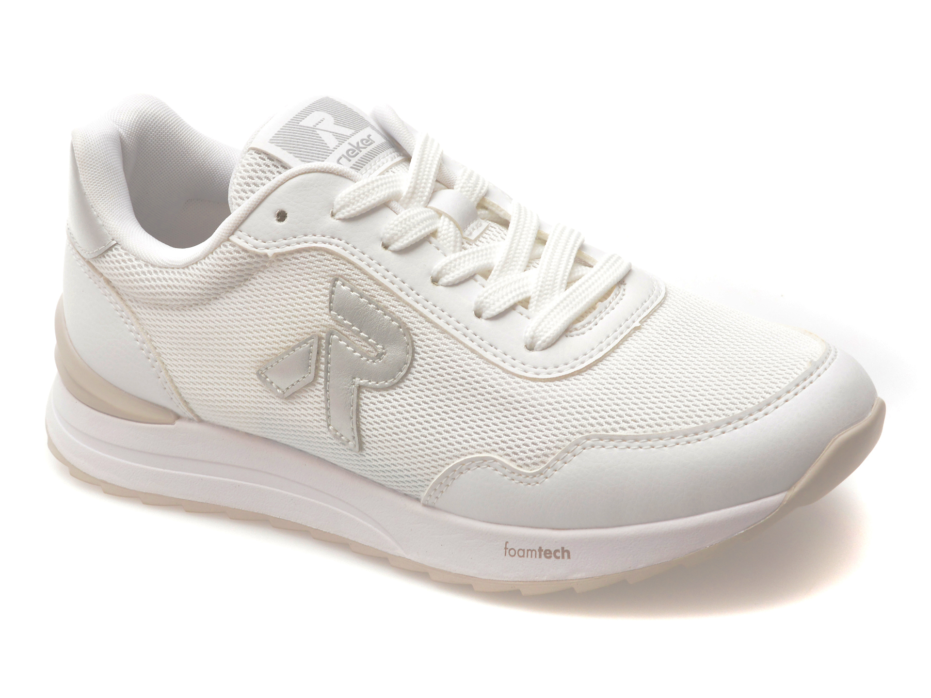 Pantofi Sport Rieker W2404 Albi Confortabili