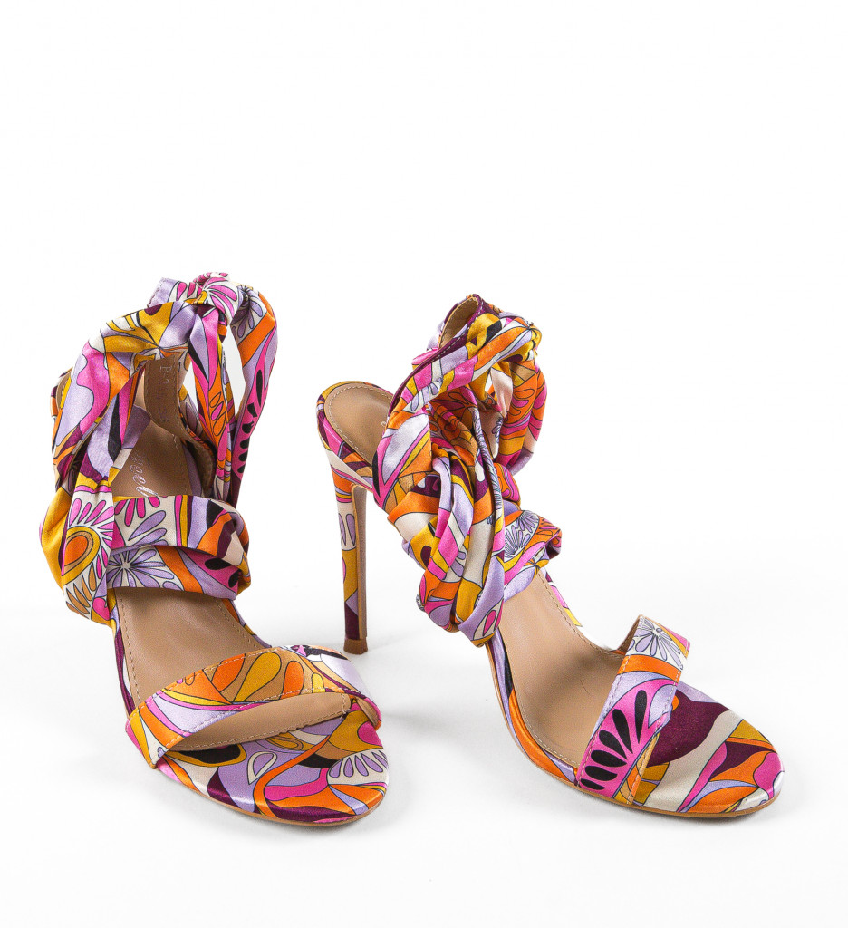 Sandale cu Toc Brayd Mov | Eleganță și Stil - imagine 10