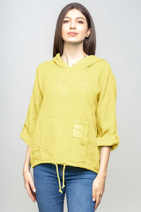 Hanorac In Galben Shopika | Stil & Confort