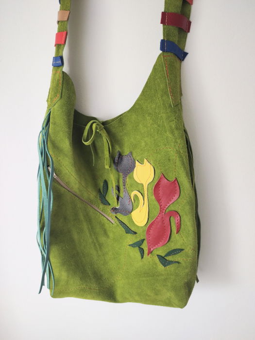 Geanta Hobo Piele Naturală Shopika