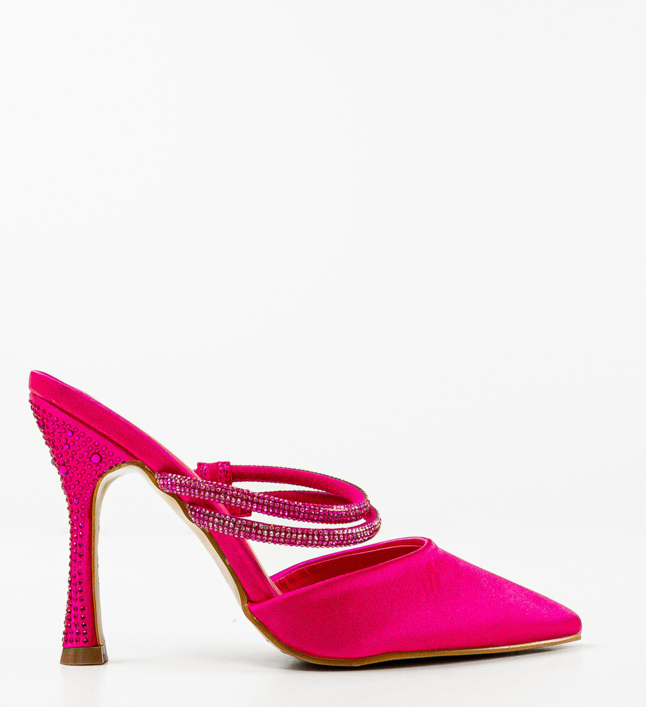Pantofi cu Toc Fuchsia Ilean | Eleganță și Stil - imagine 4