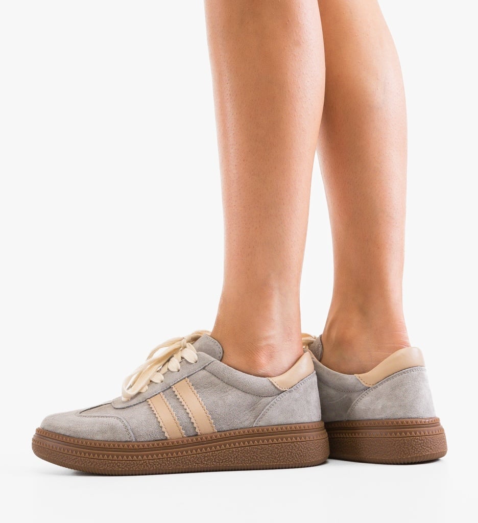 Sneakers Dama Marok Gri - Confort și Stil Sport