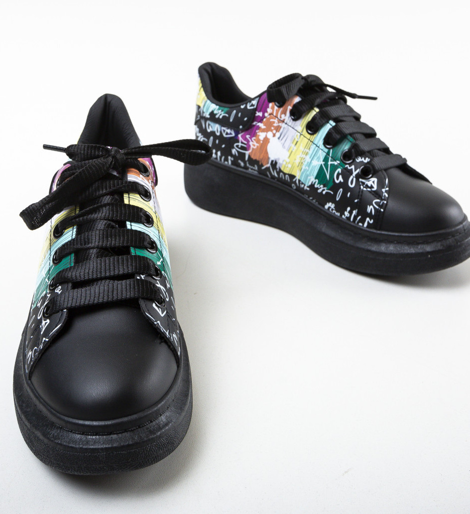 Pantofi Sport Ebona Negri | Confort și Versatilitate - imagine 6