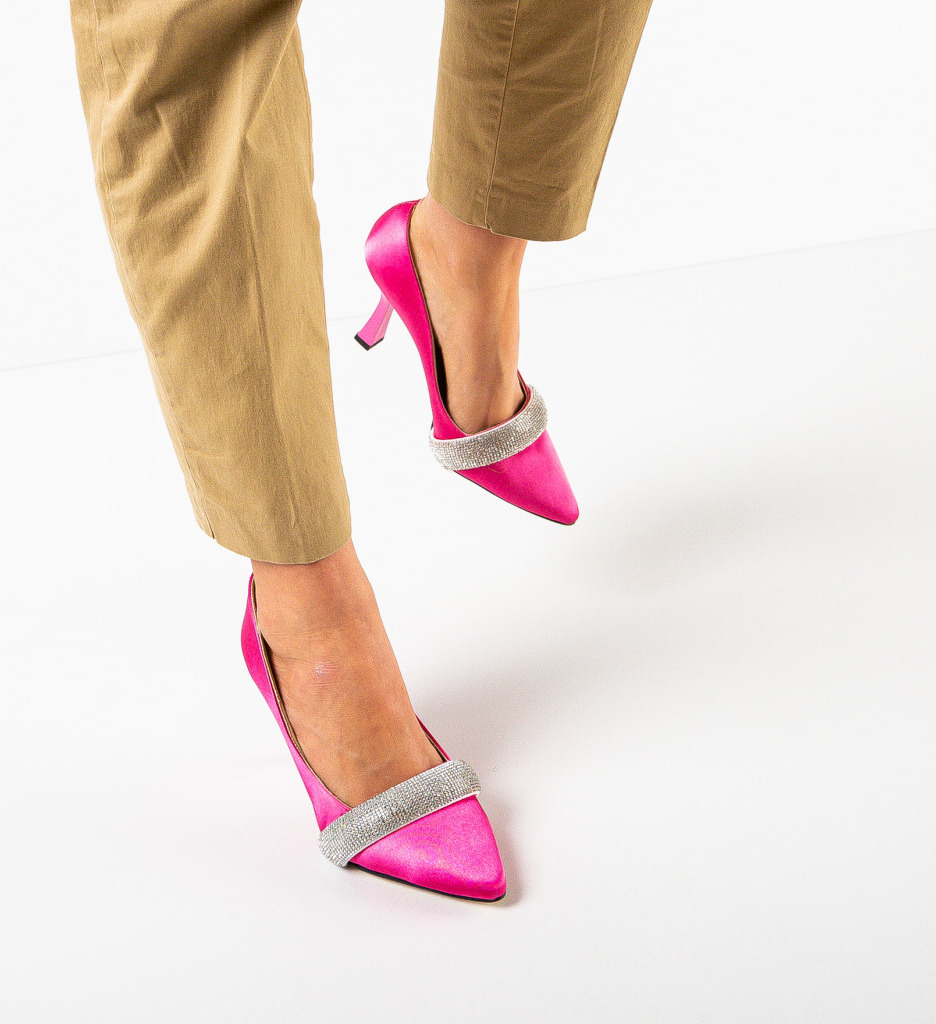Pantofi Andor Fuchsia | Eleganță Feminină - imagine 3