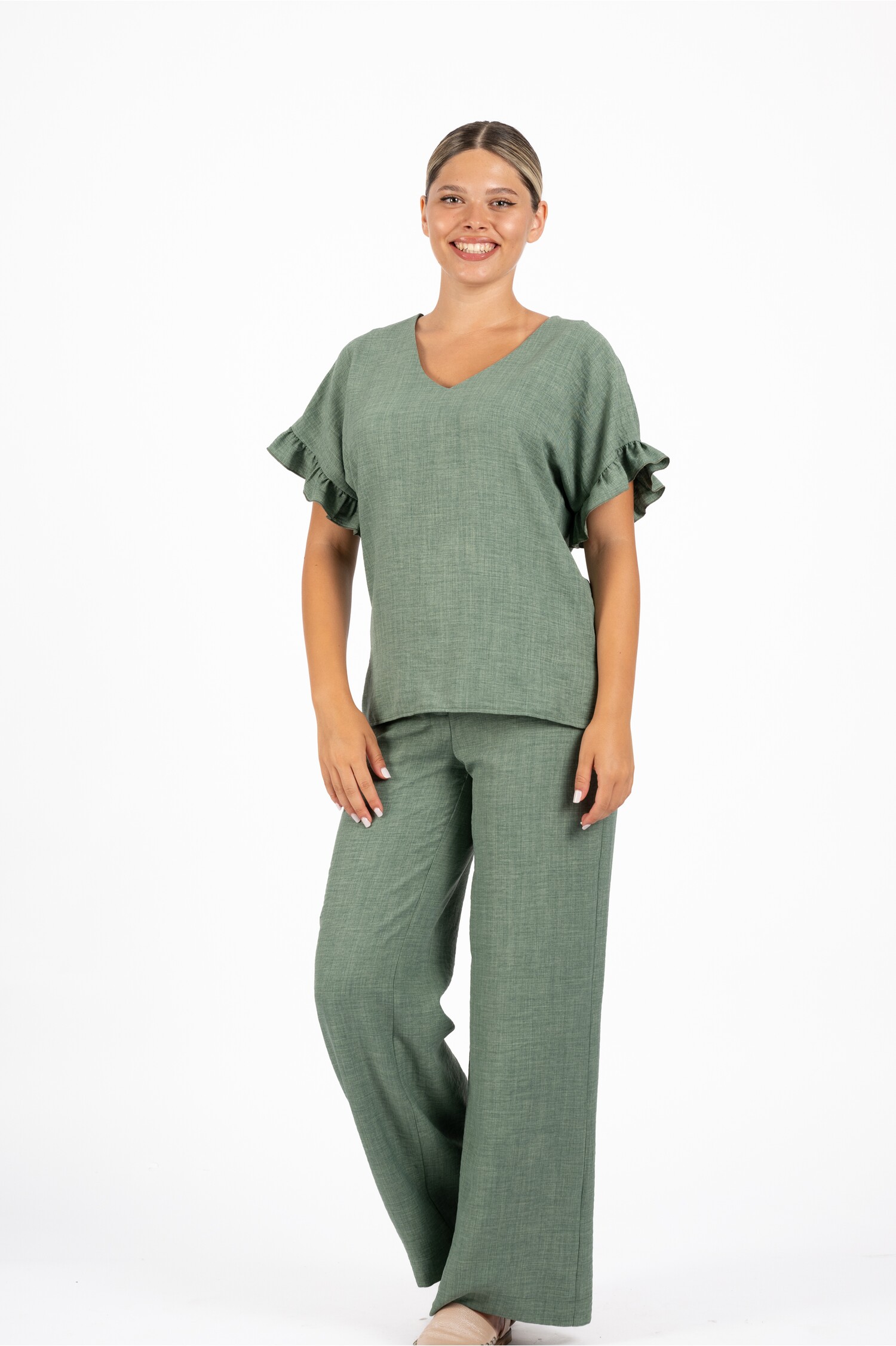 Pantaloni Dama Kaki LaDonna - Lejeri & Practici