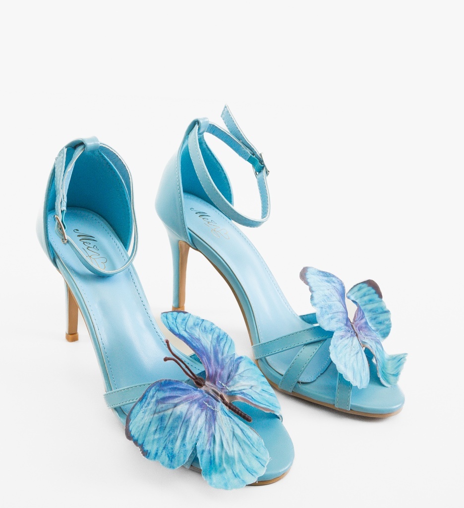 Sandale Dama Tayu Albastre | Eleganță și Confort - imagine 3