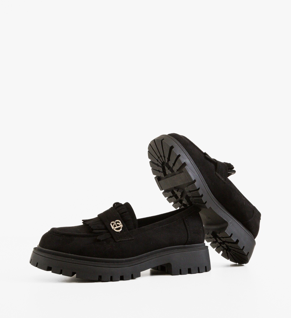 Pantofi Casual Dama Obyne Negri | Confort & Stil - imagine 8