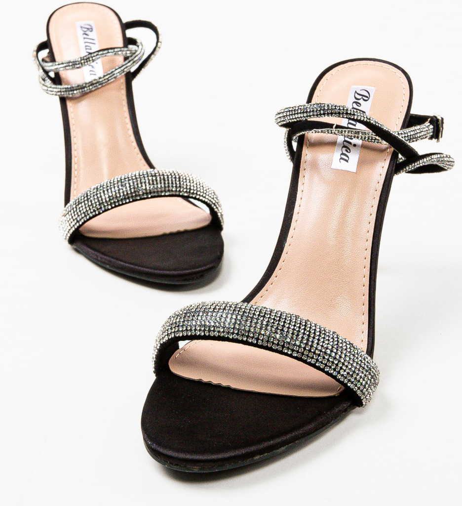 Sandale Elouan Toc Elegante Negre - imagine 7