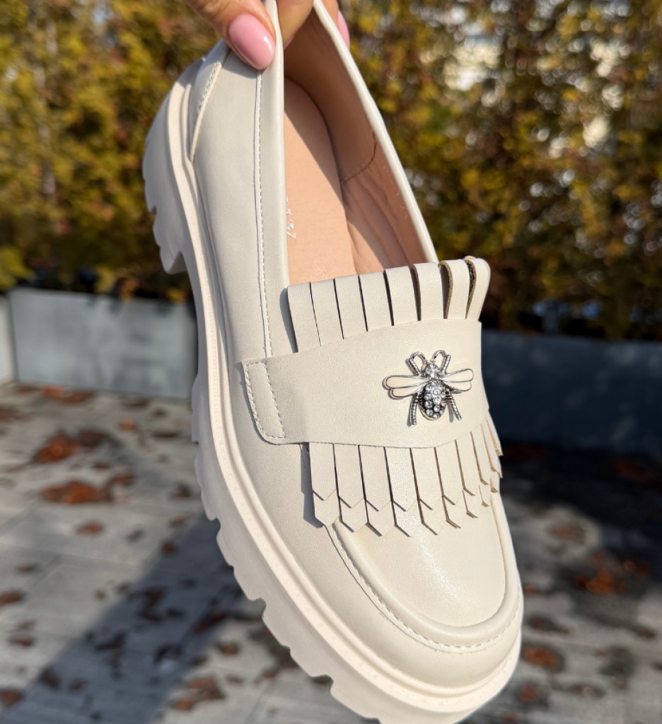 Pantofi Casual Trevy Bej - Confort și Stil - imagine 2