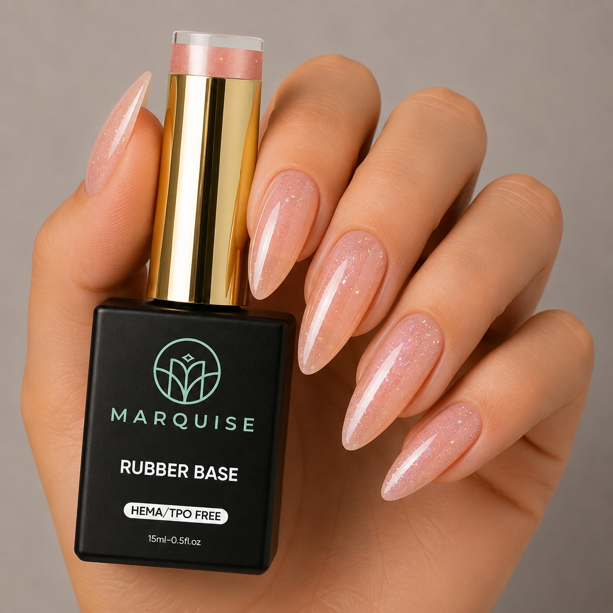 Rubber Base HEMA/TPO FREE Shimmer CBB118 Picadili - imagine 2