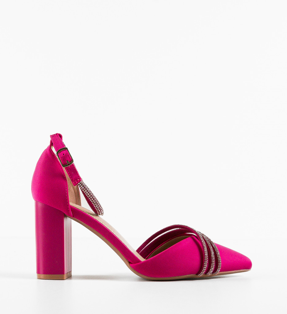 Pantofi cu toc Congo Fuchsia - Eleganță și Stil - imagine 5