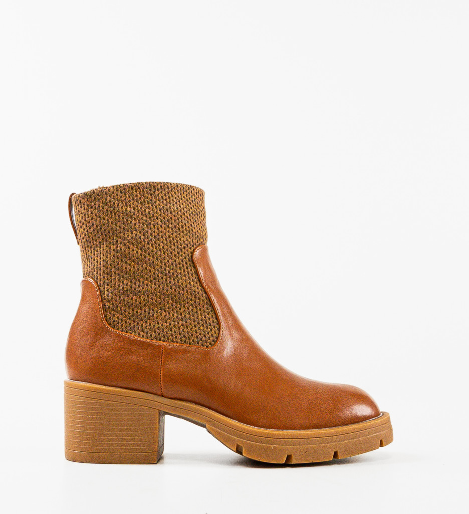 Ghete Dama Vanilla Camel - Eleganță și Confort - imagine 5