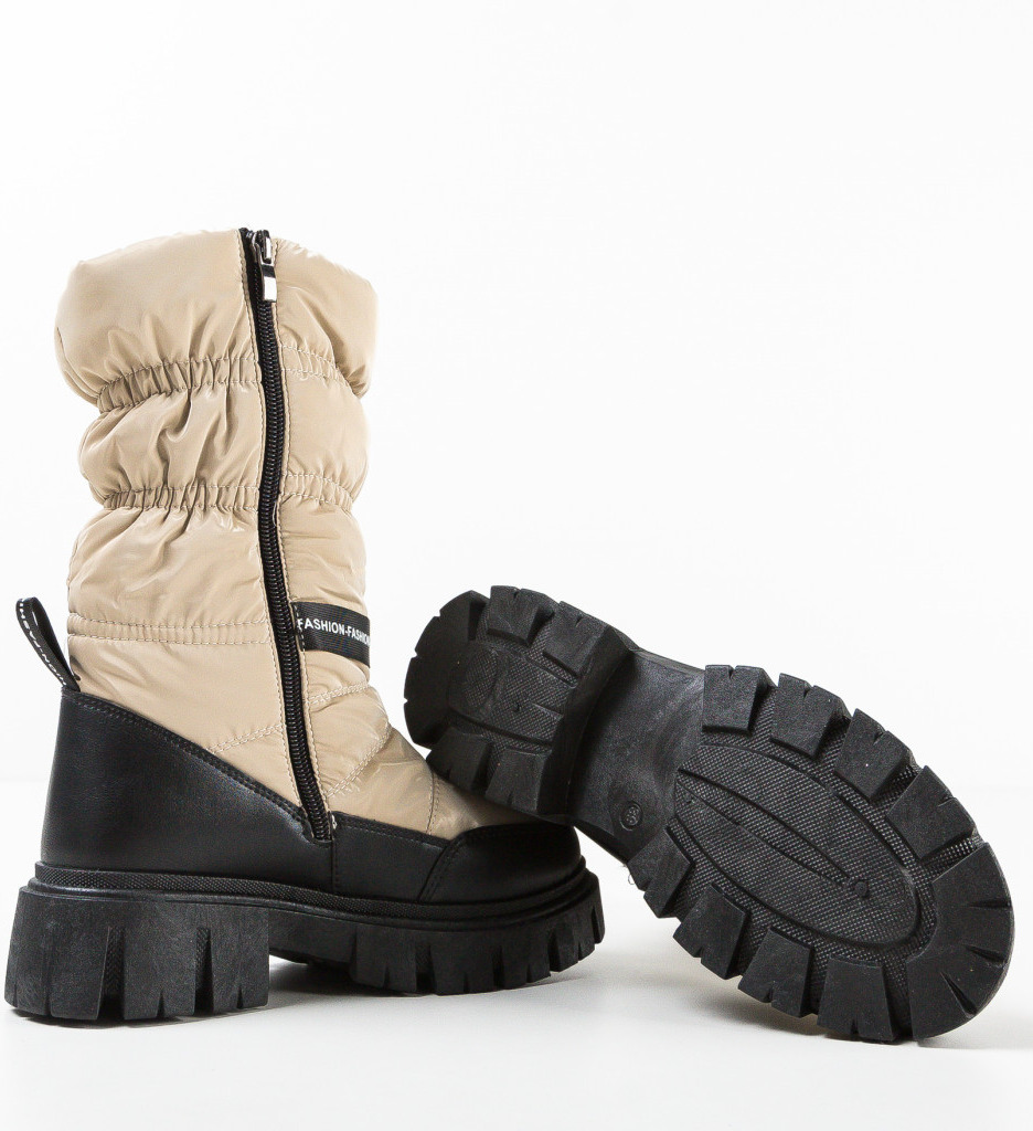 Ghete Dama James Khaki - Stil & Confort - imagine 8