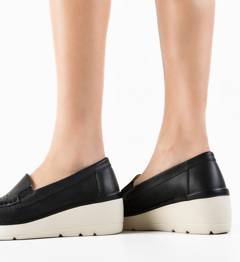 Pantofi Casual Atic Negre - Confort Zi cu Zi - imagine 3