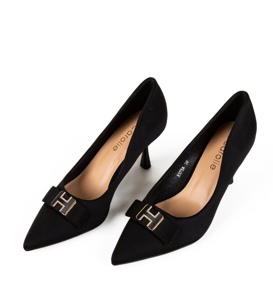 Pantofi Visenya Negri | Eleganță și Stil - imagine 7