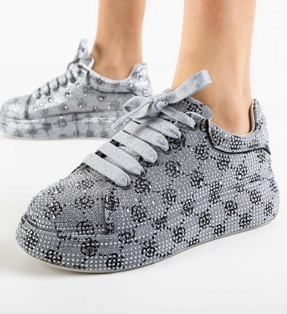 Sneakers Dama Behrooz Gri - Confort & Stil