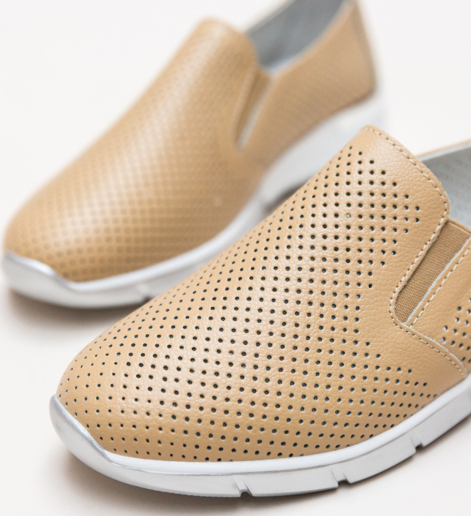 Pantofi Pufini Bej | Confort Superior - imagine 5