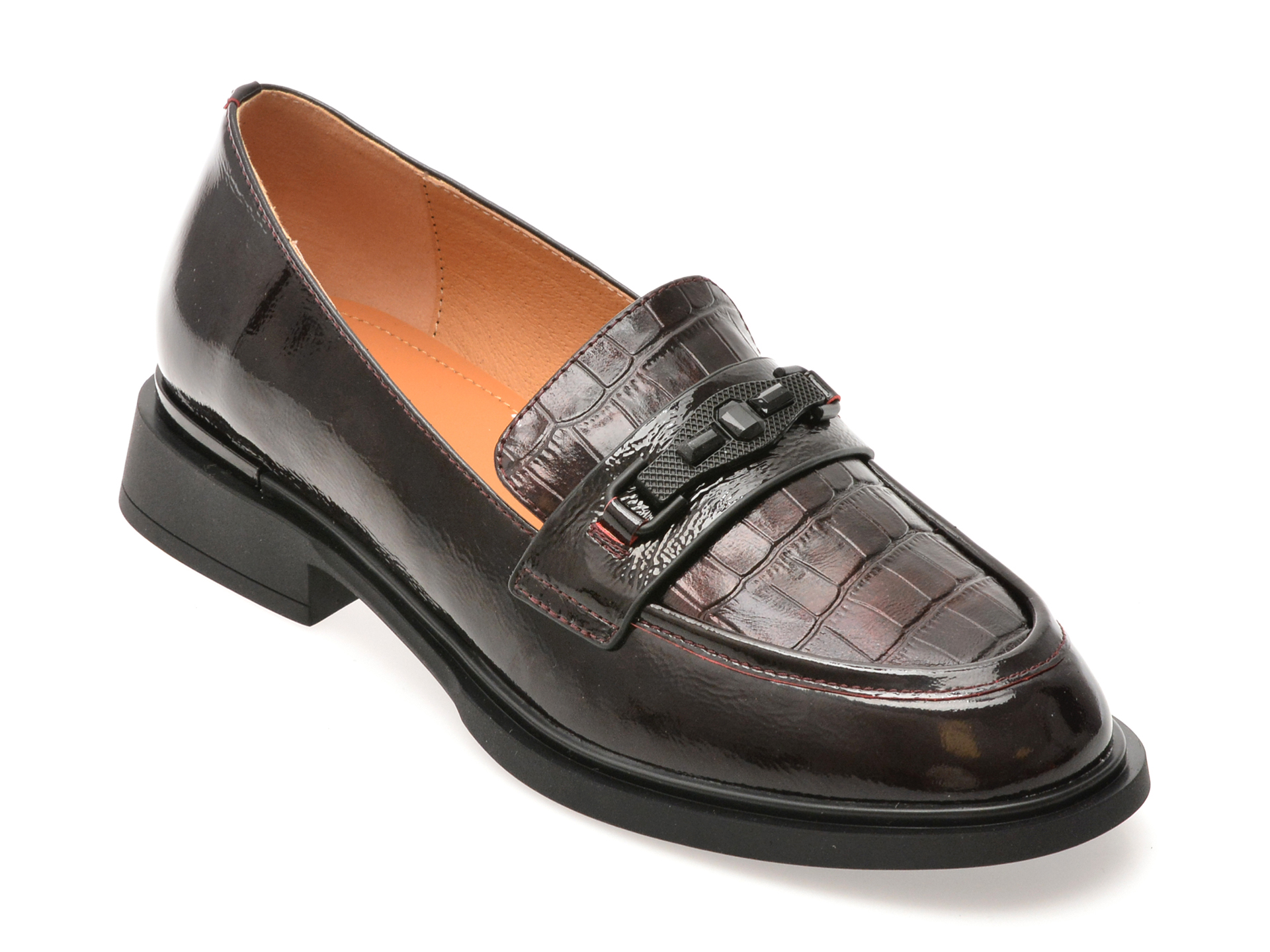 Mocasini Epica Visinii din Piele Lacuita | Eleganță