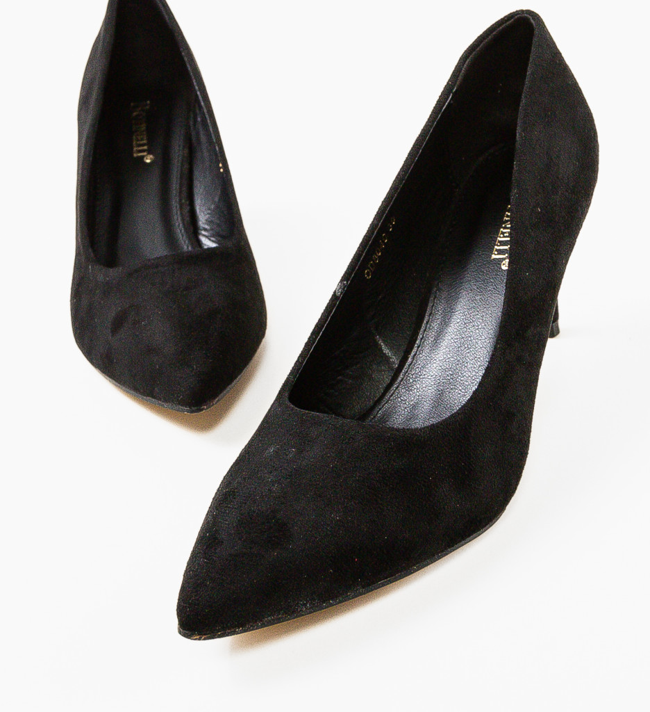 Pantofi Dama Dividing Negri Eleganți - imagine 8