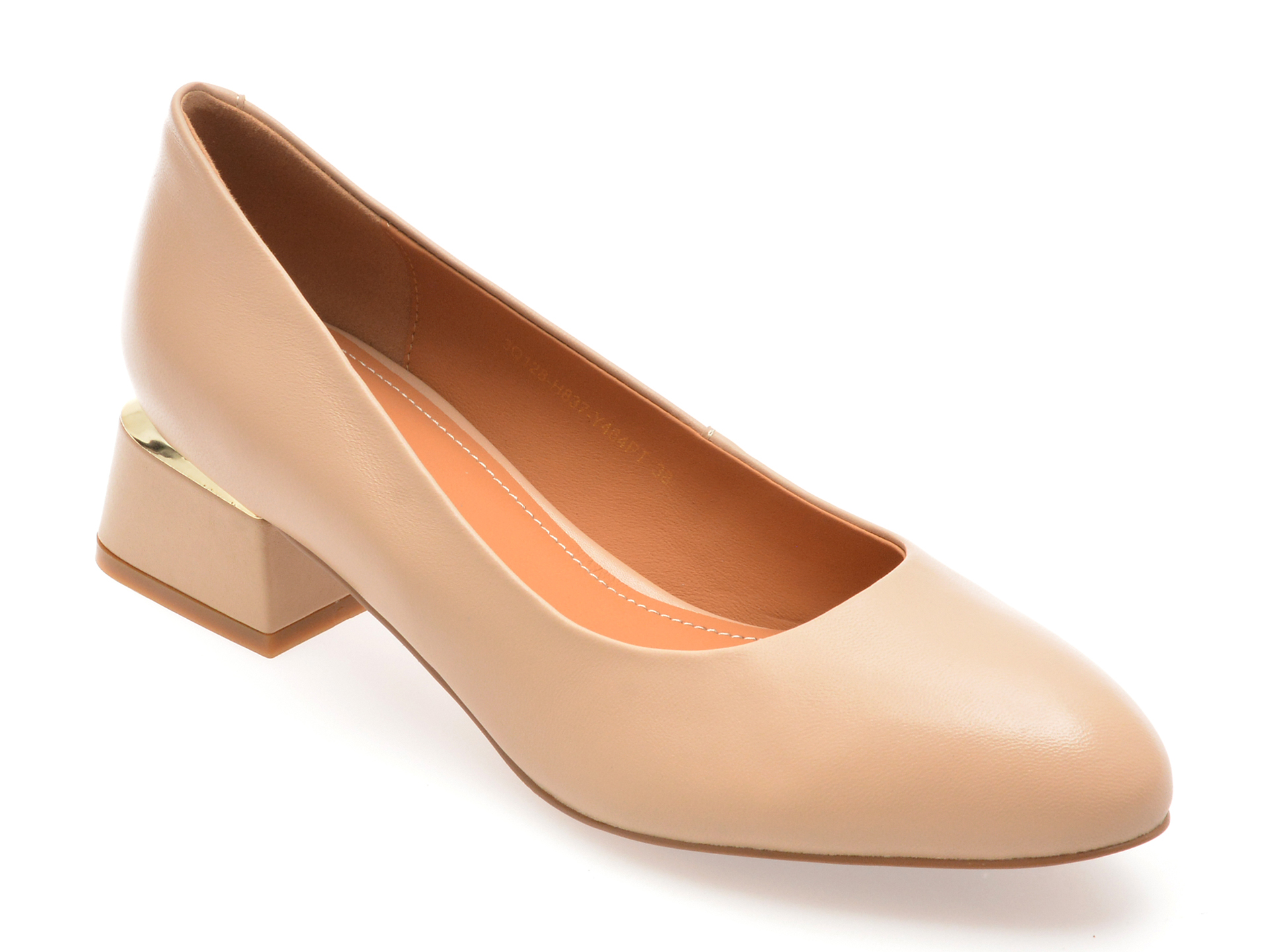 Pantofi Epica Nude din Piele Naturală | Confort