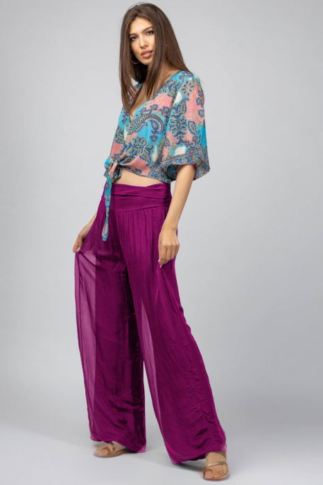Pantaloni Salvari Matase Shopika | Eleganță și Confort
