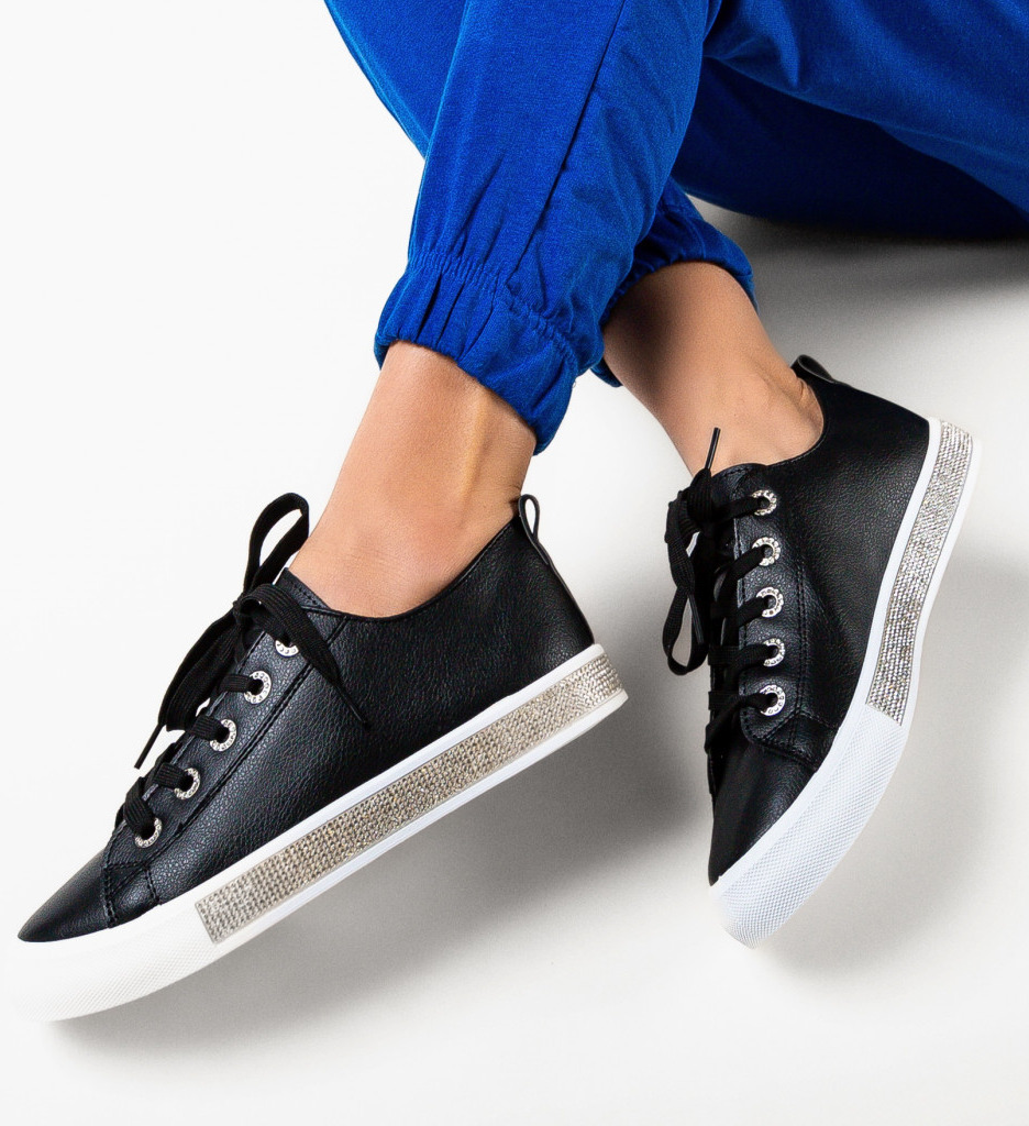 Sneakers Dama Penelope Negri - Confort & Stil Urban - imagine 2